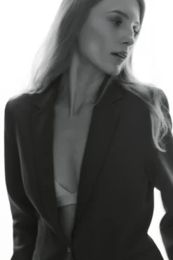 Outlet Blazer Antea B Bleu Electrique Femme Blazers