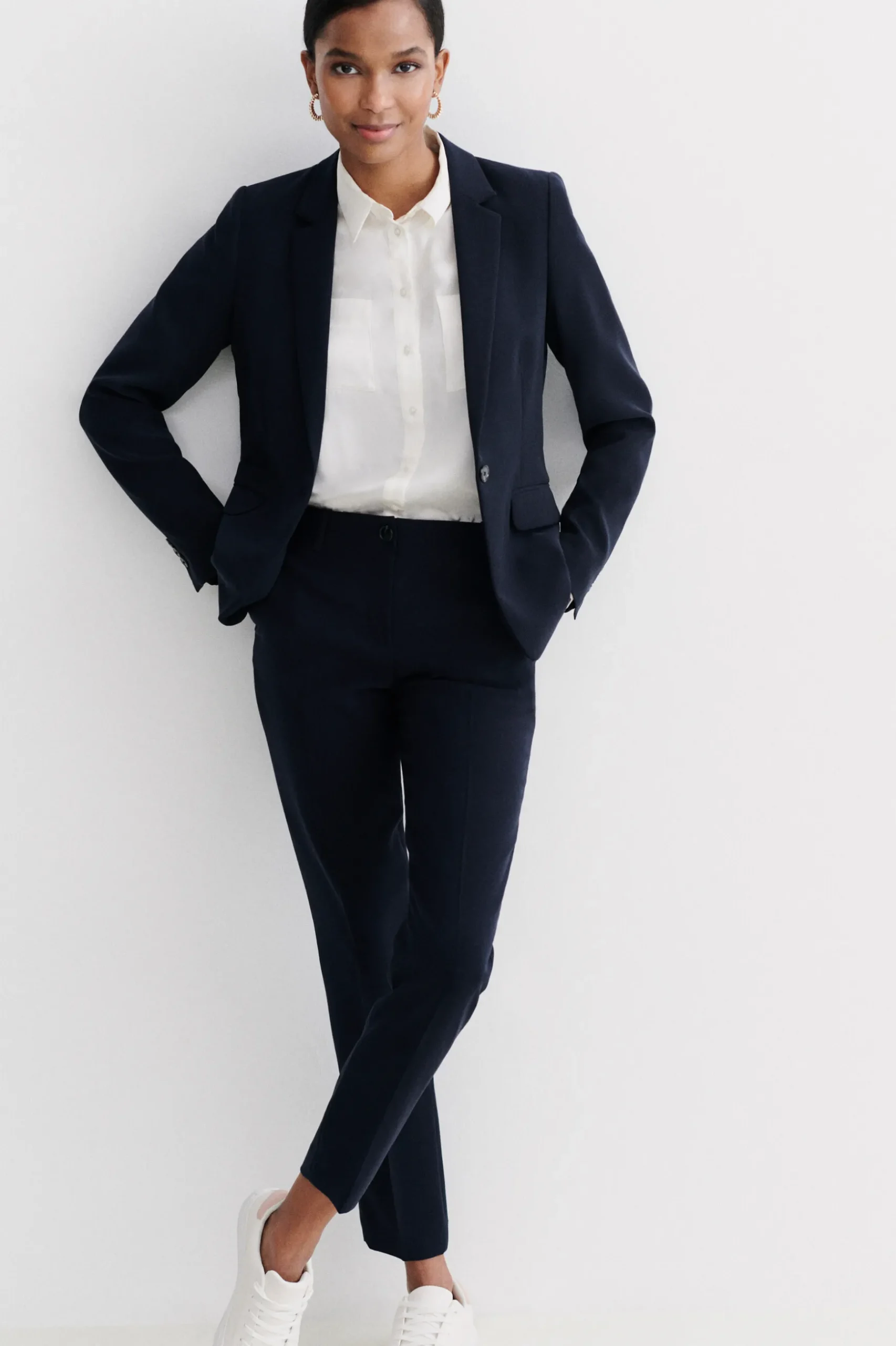 Hot Blazer Antea Bleu Marine Femme Vestes