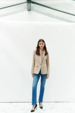 Sale Blazer Aurora Beige Femme Vestes