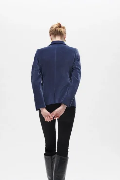 Discount Blazer Aurora Bleu Marine Femme Vestes