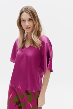 Outlet Blouse Cselma Violet Clair Femme Blouses