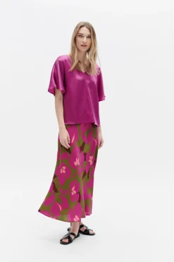 Outlet Blouse Cselma Violet Clair Femme Blouses