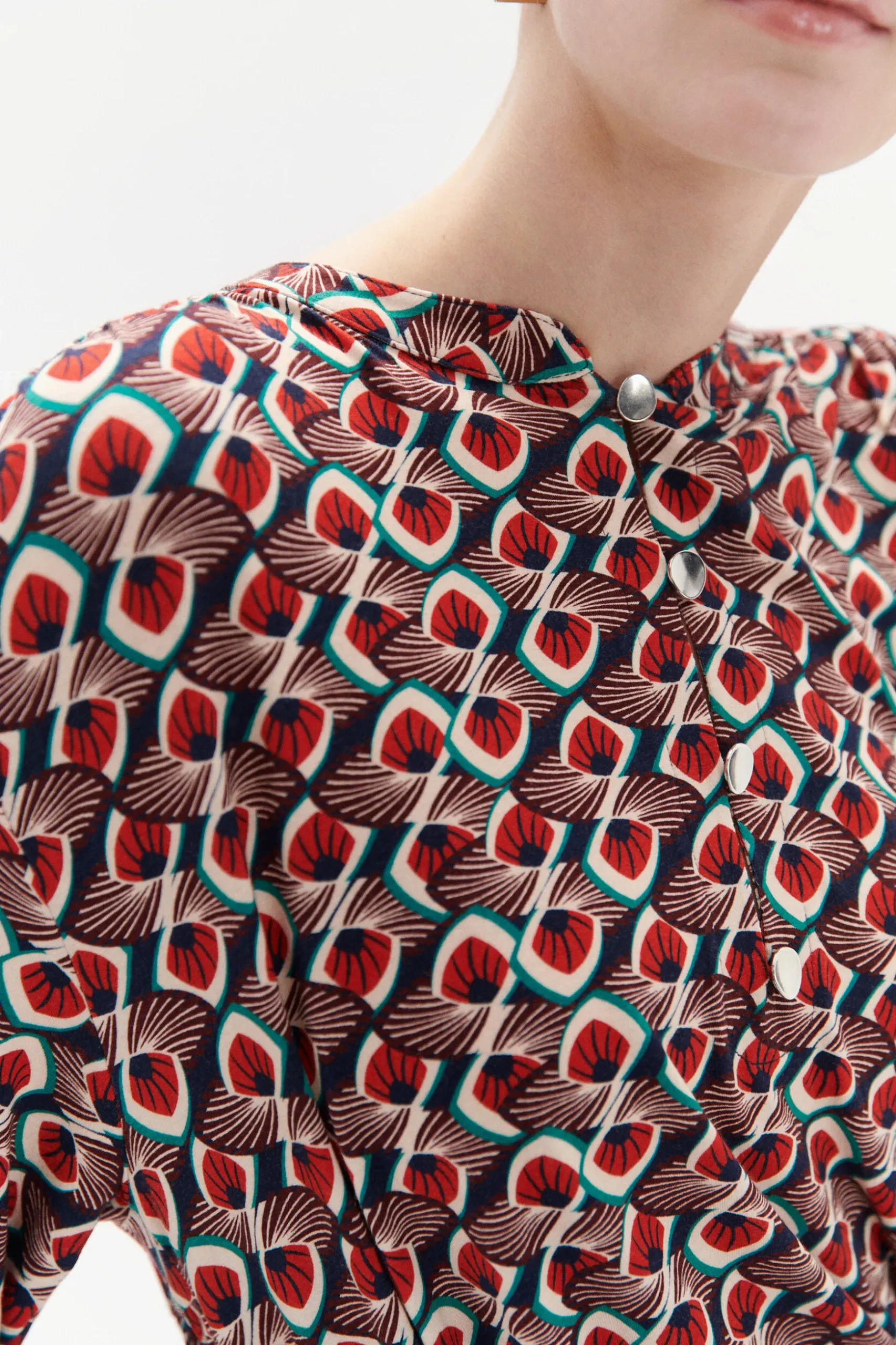 Shop Blouse Tess En Jersey De Viscose Femme Blouses