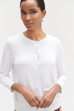 Clearance Cardigan Cary A Boutons Perles Femme Gilets