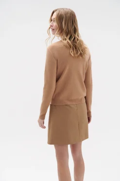 Discount Cardigan Harold Camel Femme Gilets