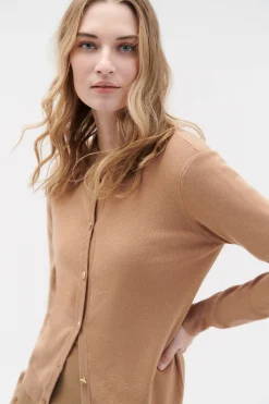 Discount Cardigan Harold Camel Femme Gilets