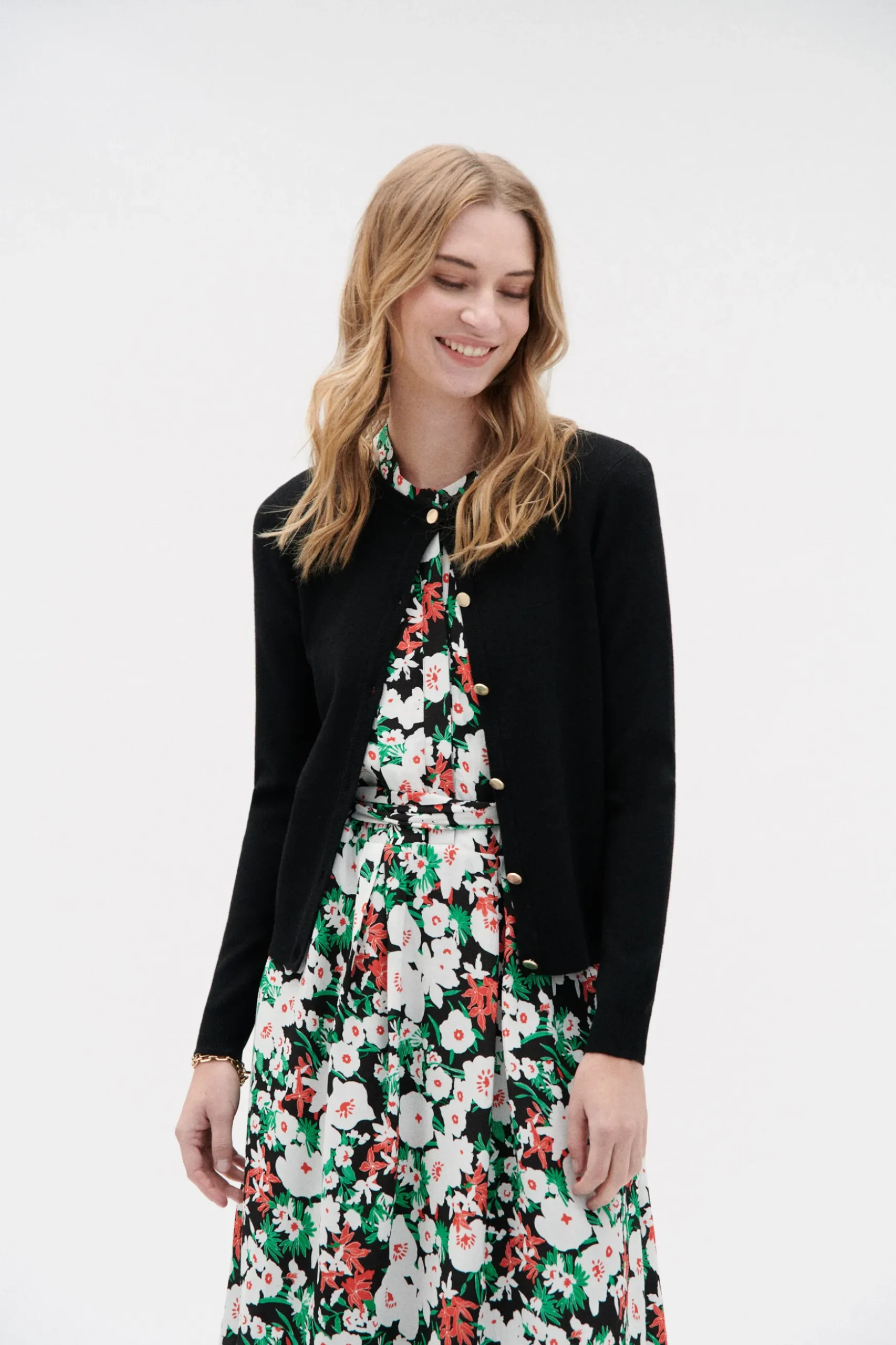 Sale Cardigan Harold Noir Femme Gilets