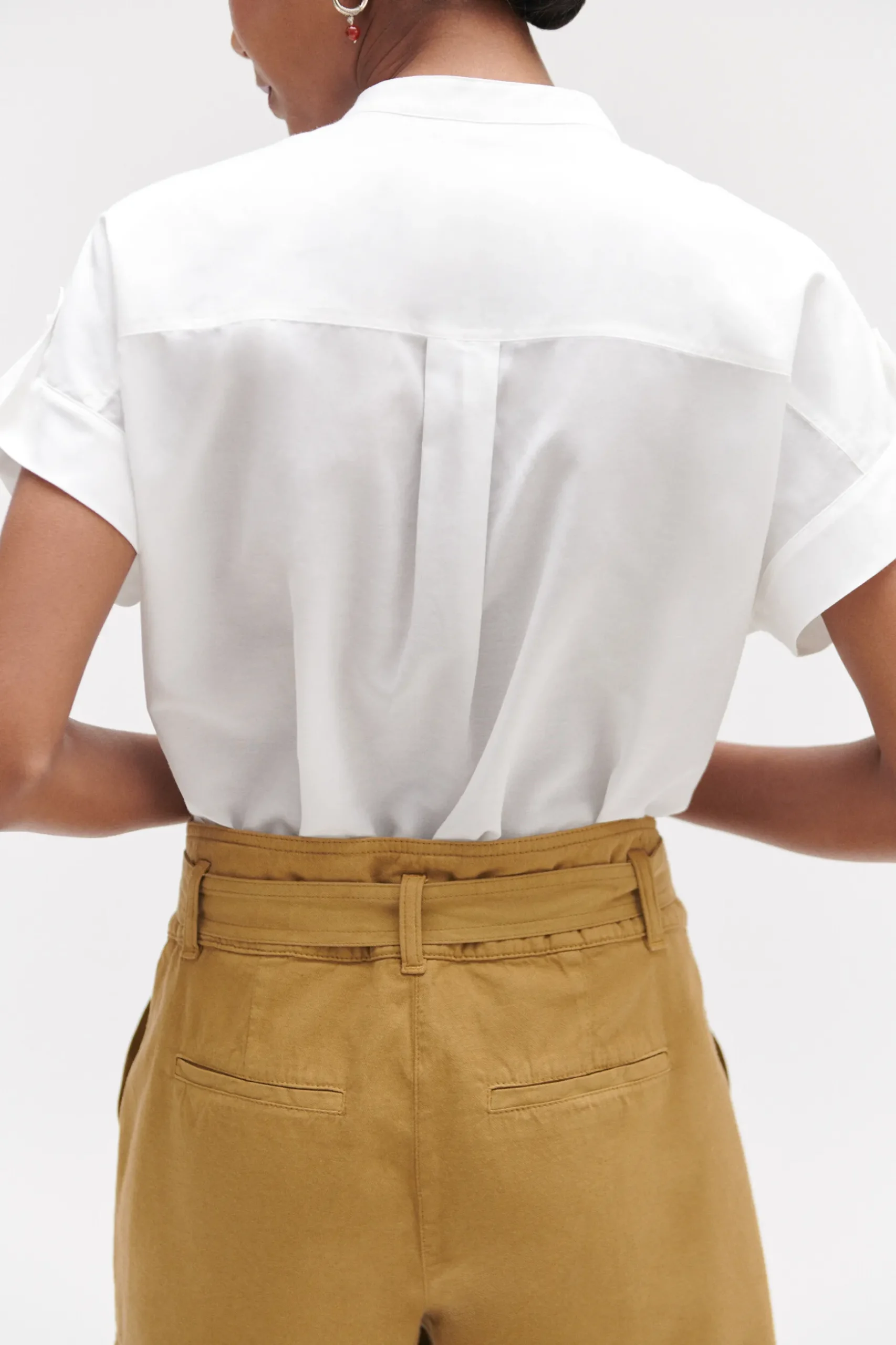 Store Chemise Allan Ivoire Femme Chemises