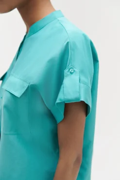 New Chemise Allan Vert Emeraude Femme Chemises
