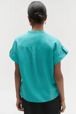New Chemise Allan Vert Emeraude Femme Chemises