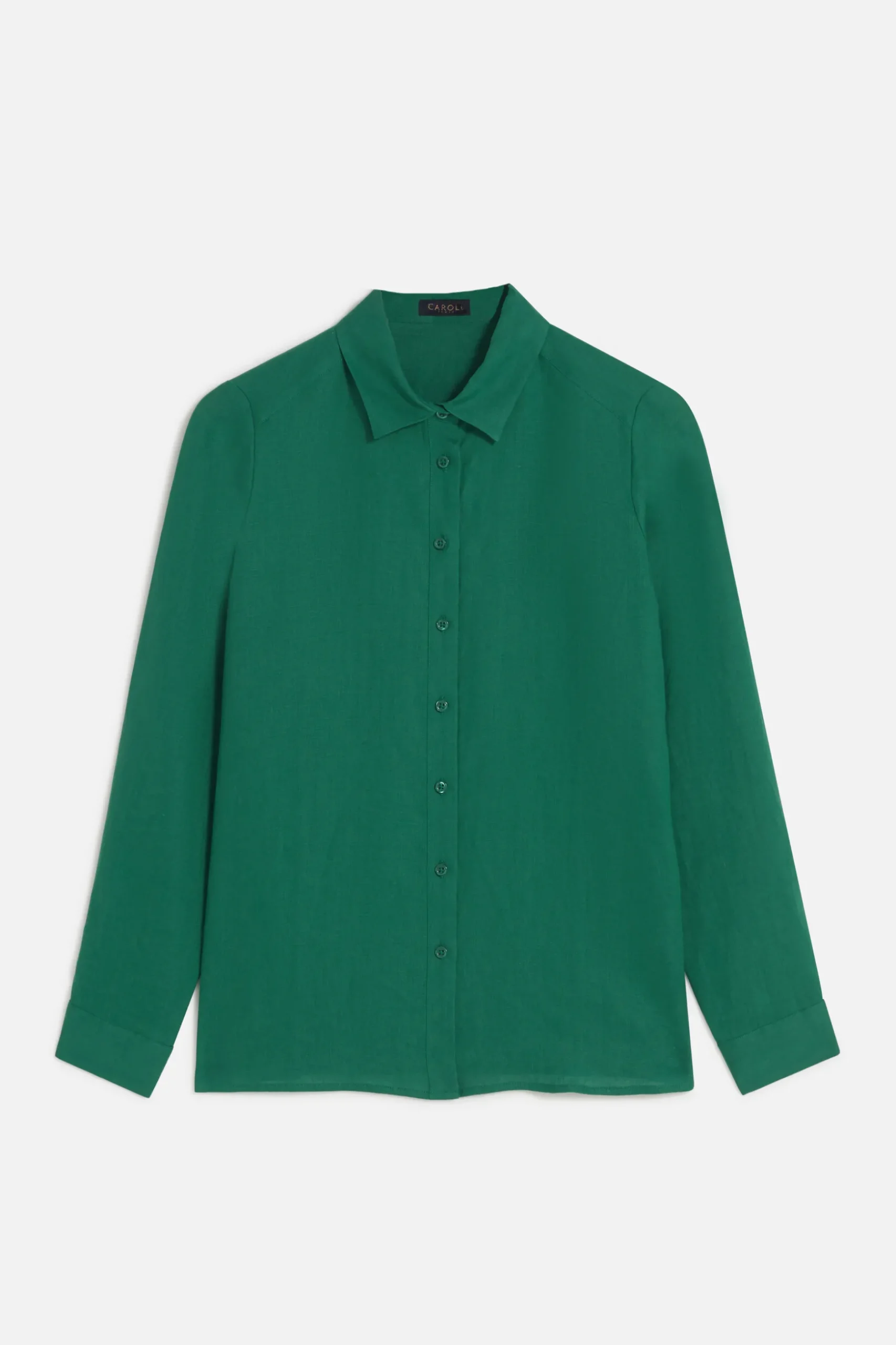Sale Chemise Brenda 100% Lin Vert Menthe Femme Chemises