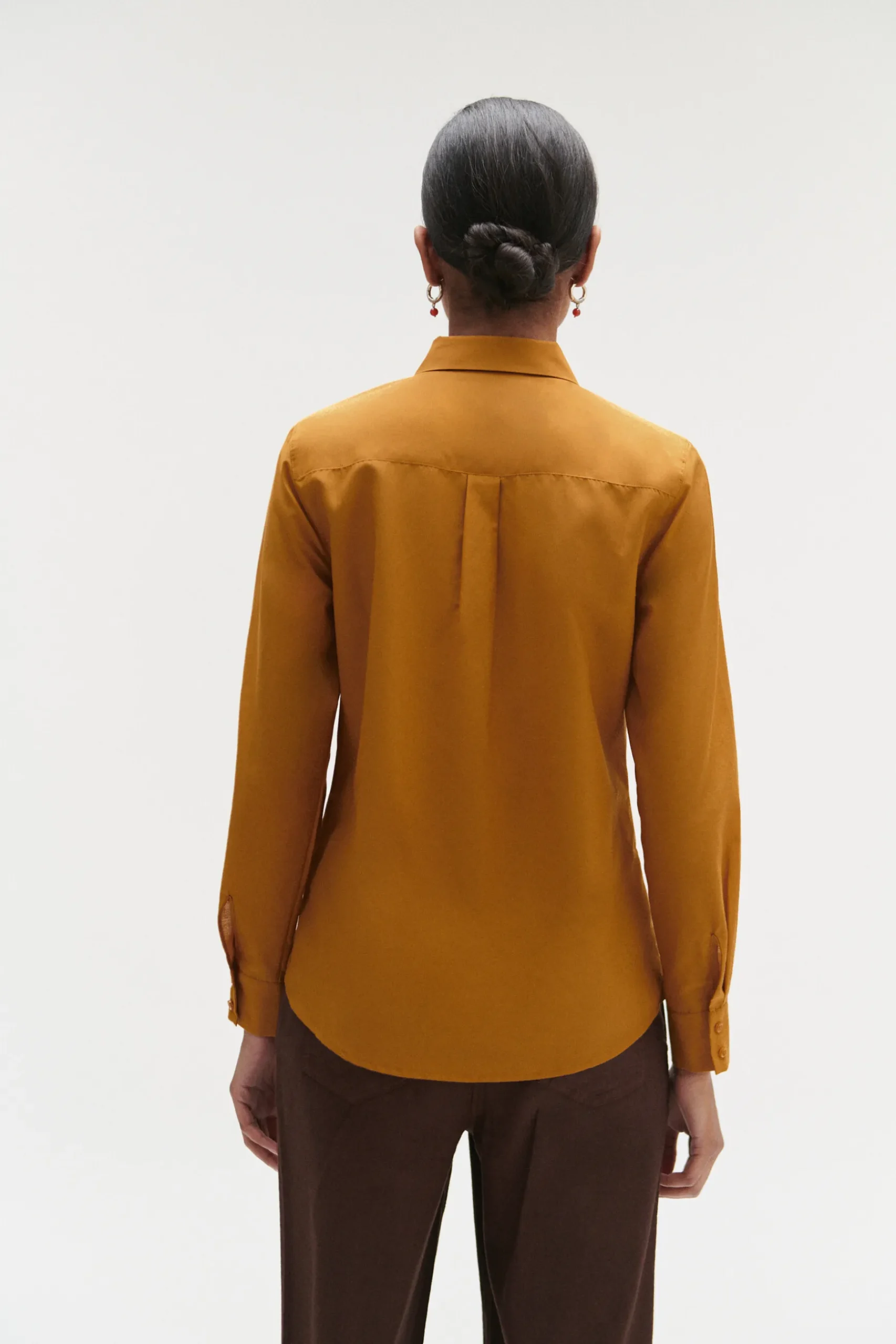 New Chemise Eden Jaune Moutarde Femme Chemises