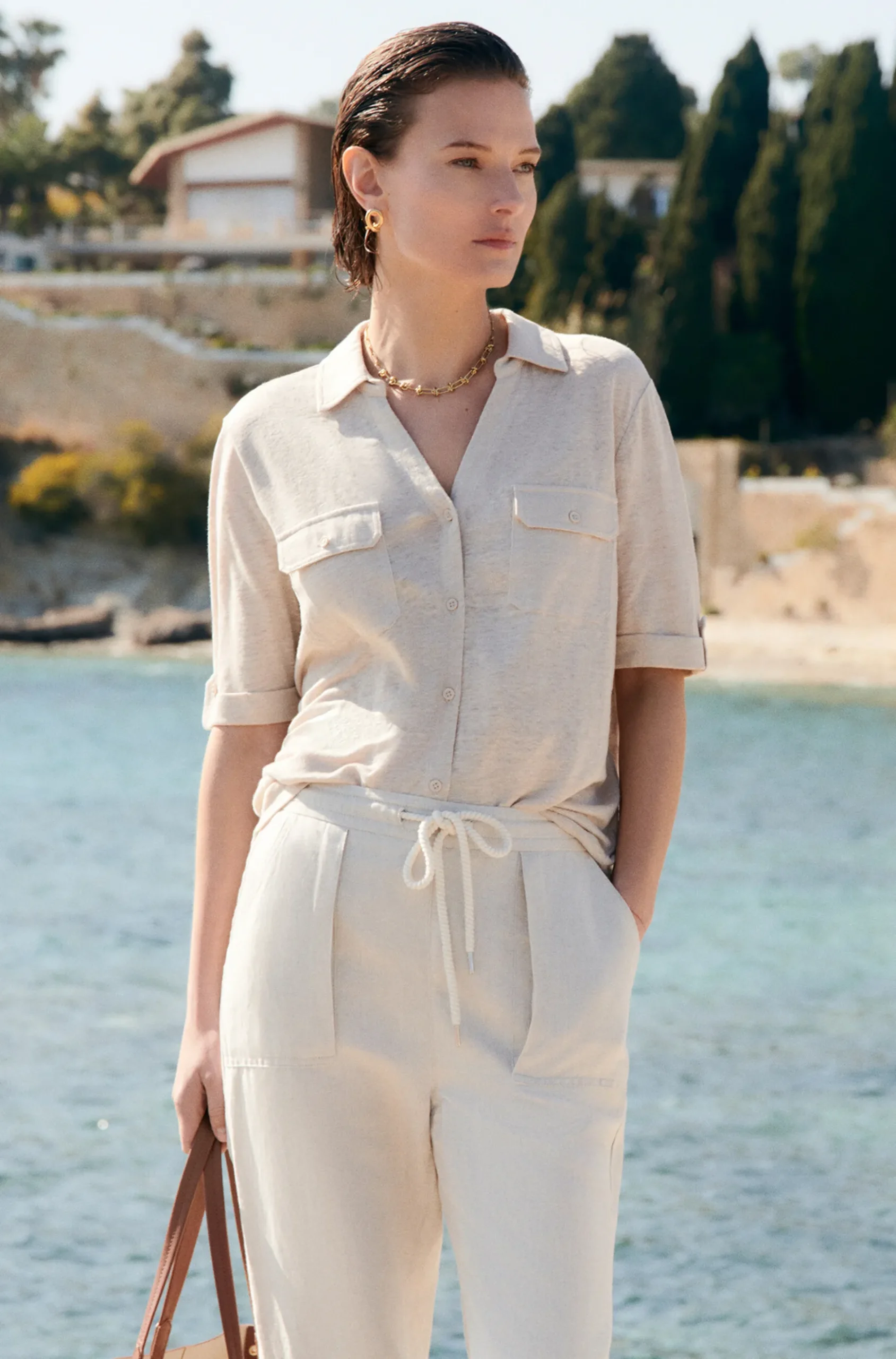 Cheap Chemise Estela 100% Lin Femme Tops Et T-Shirts
