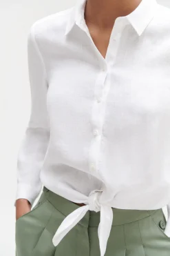 Best Chemise Livie 100% Lin A Nouer Femme Chemises