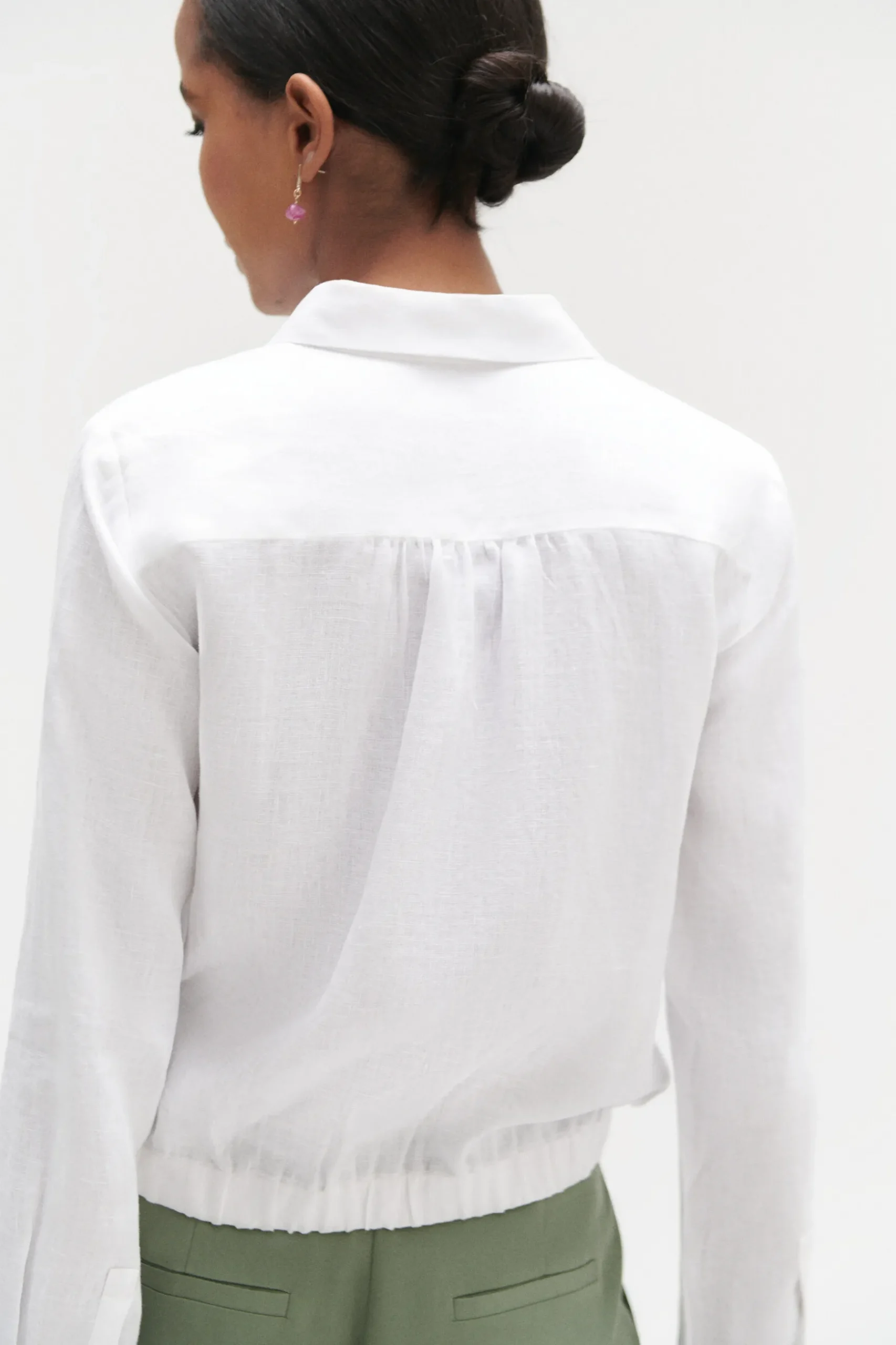 Best Chemise Livie 100% Lin A Nouer Femme Chemises