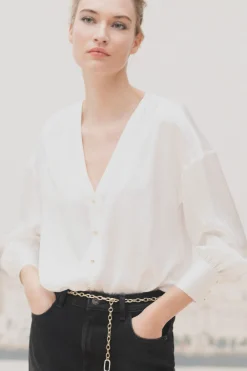 Outlet Chemisier Anita Soie Femme Blouses