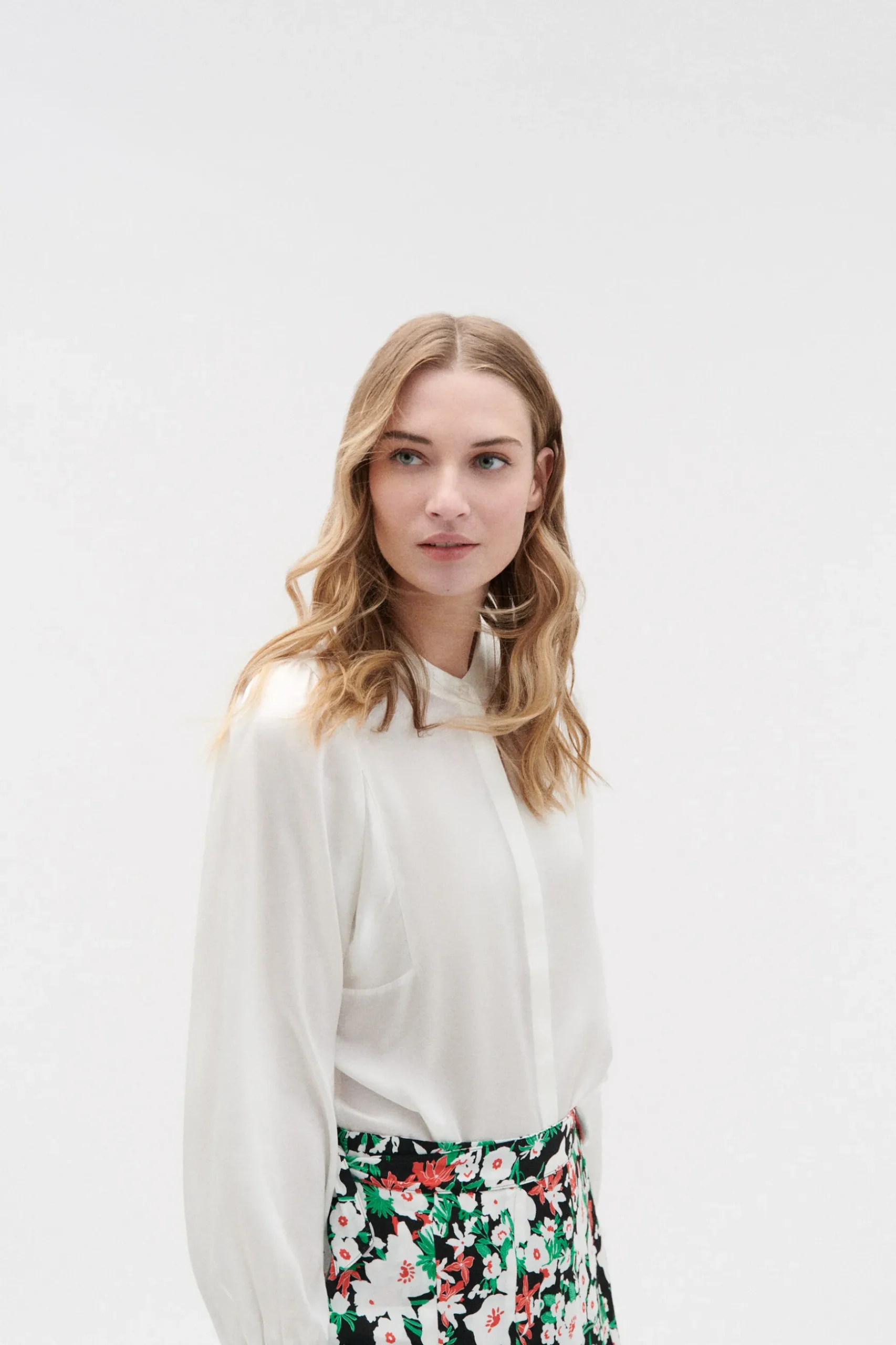 Cheap Chemisier Roskana Soie Femme Blouses
