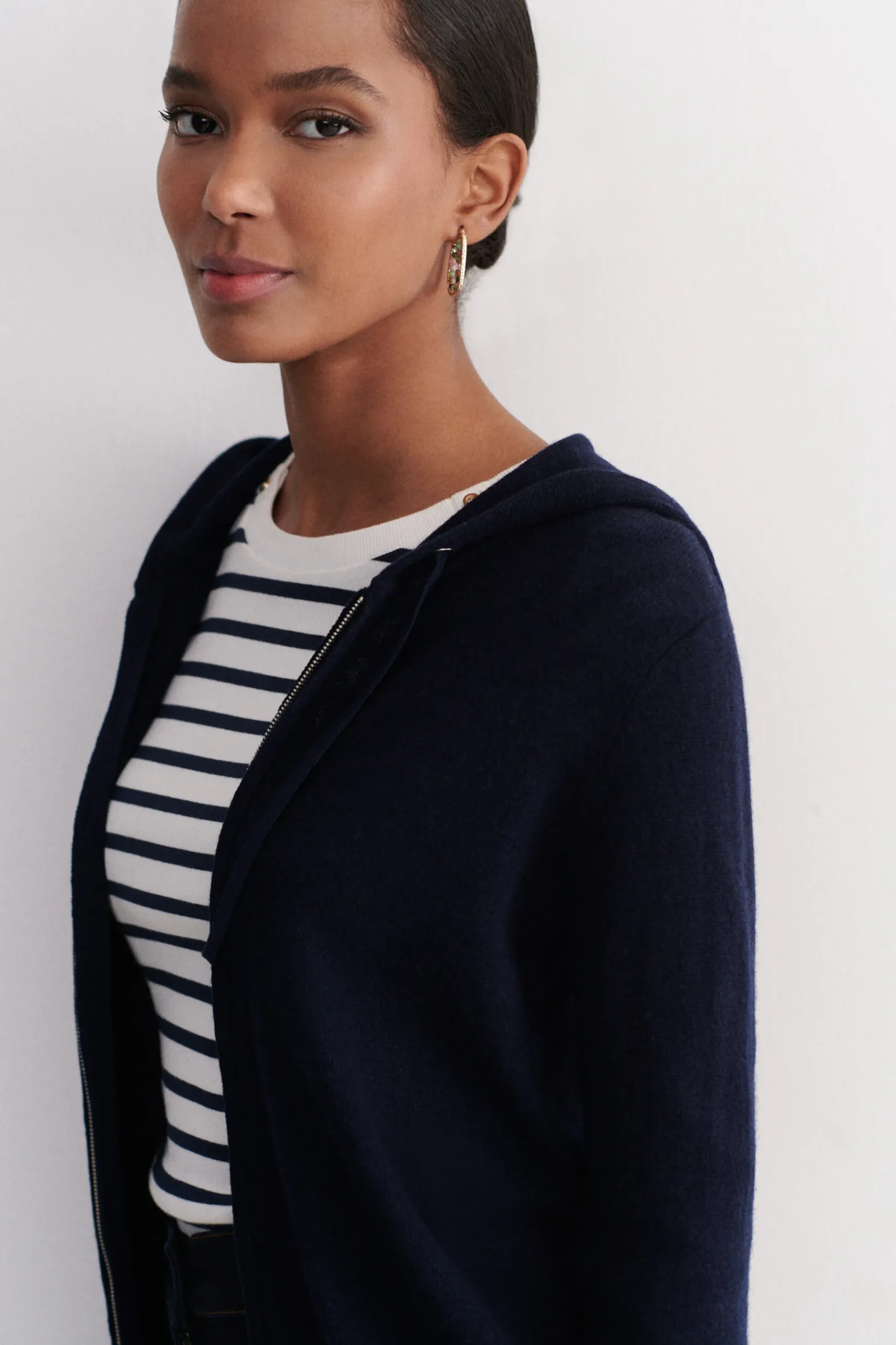 Online Gilet Basile B Bleu Marine Femme Gilets