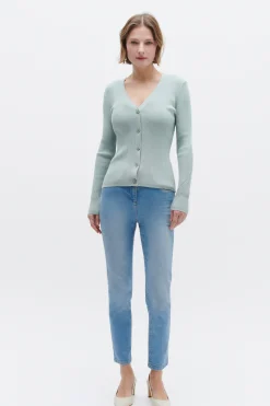 Store Gilet Jules Vert Clair Femme Gilets
