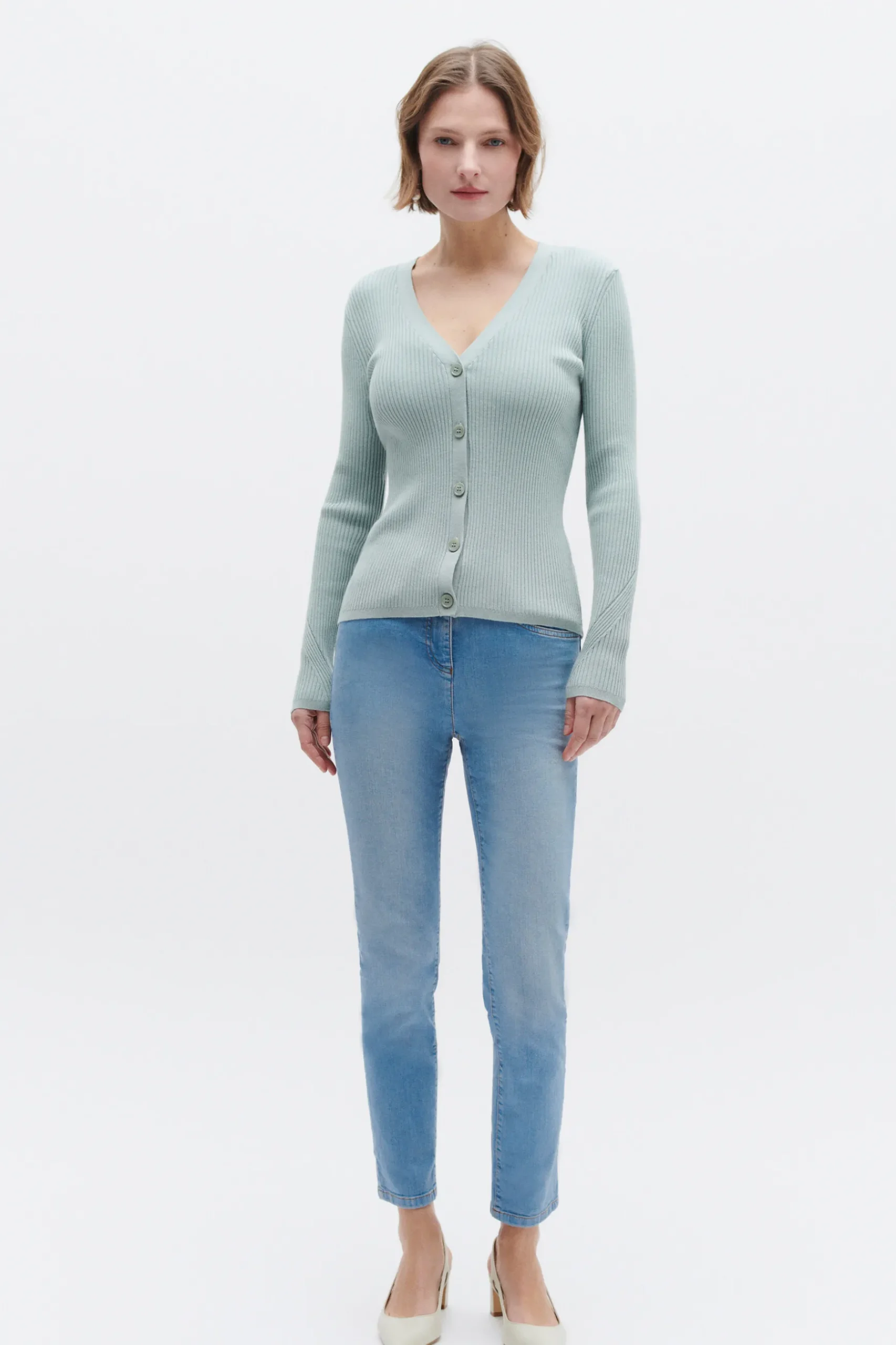 Store Gilet Jules Vert Clair Femme Gilets