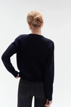 New Gilet Nicolas A Boutons Blason Femme Pulls