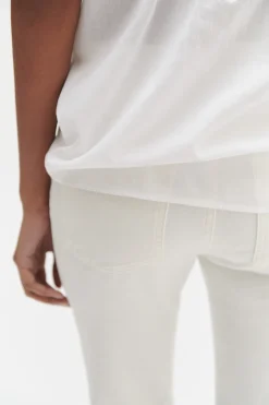 Cheap Jean Bristol En Coton Et Broderie Femme Pantalons