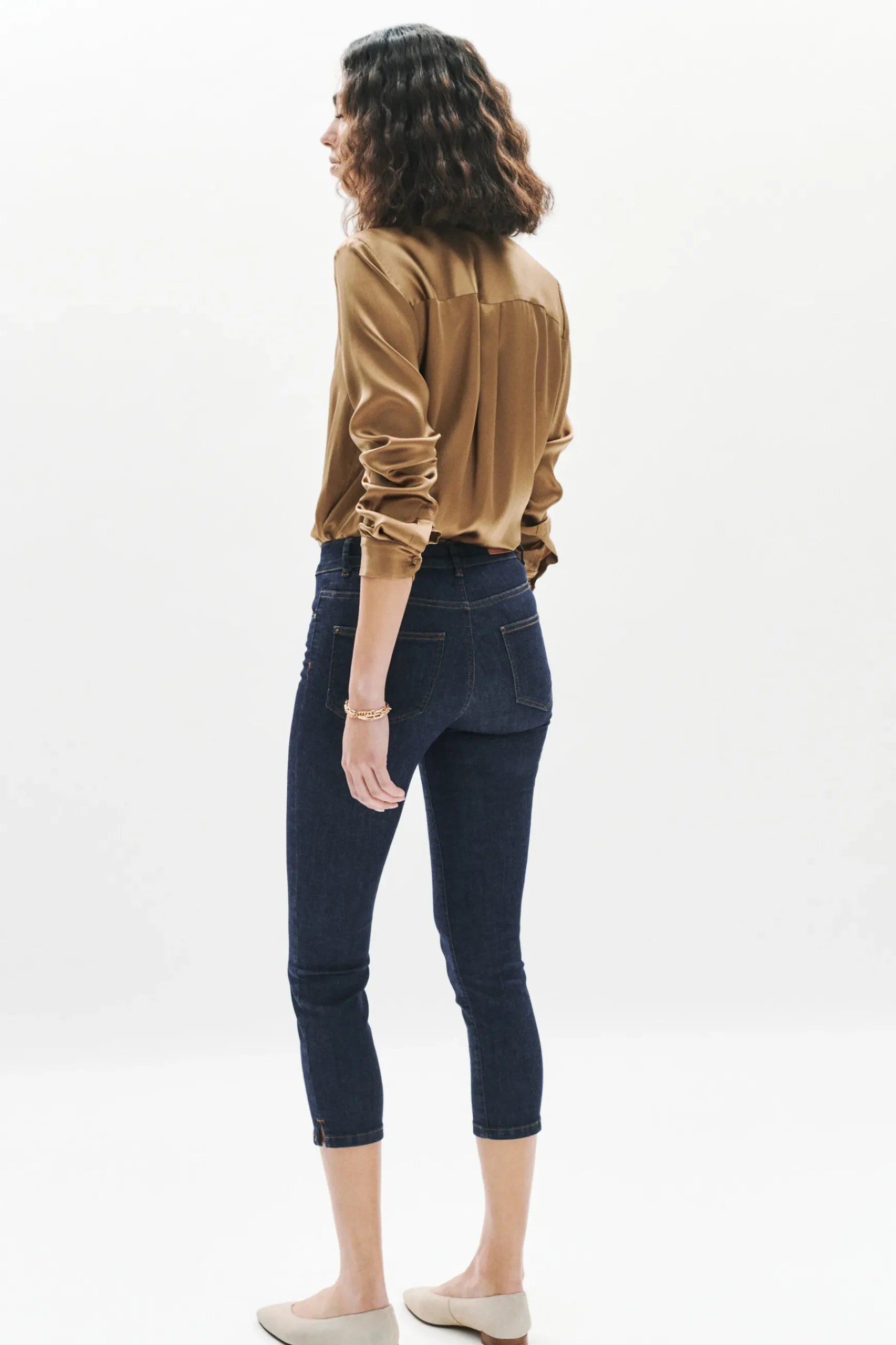 Sale Jean Pantacourt Caleb B Femme Jeans