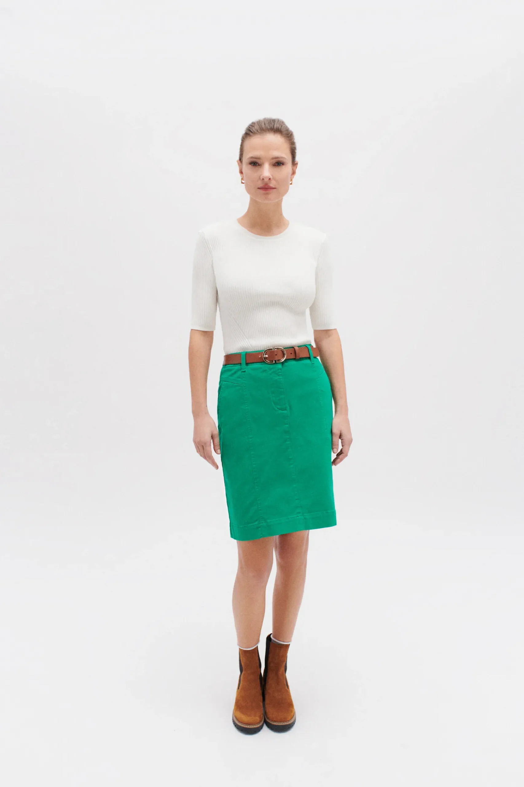 Fashion Jupe Lazuna B Vert Emeraude Femme Tailleurs