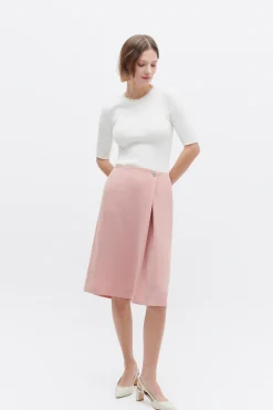 Hot Jupe Rania Vieux Rose Femme Jupes