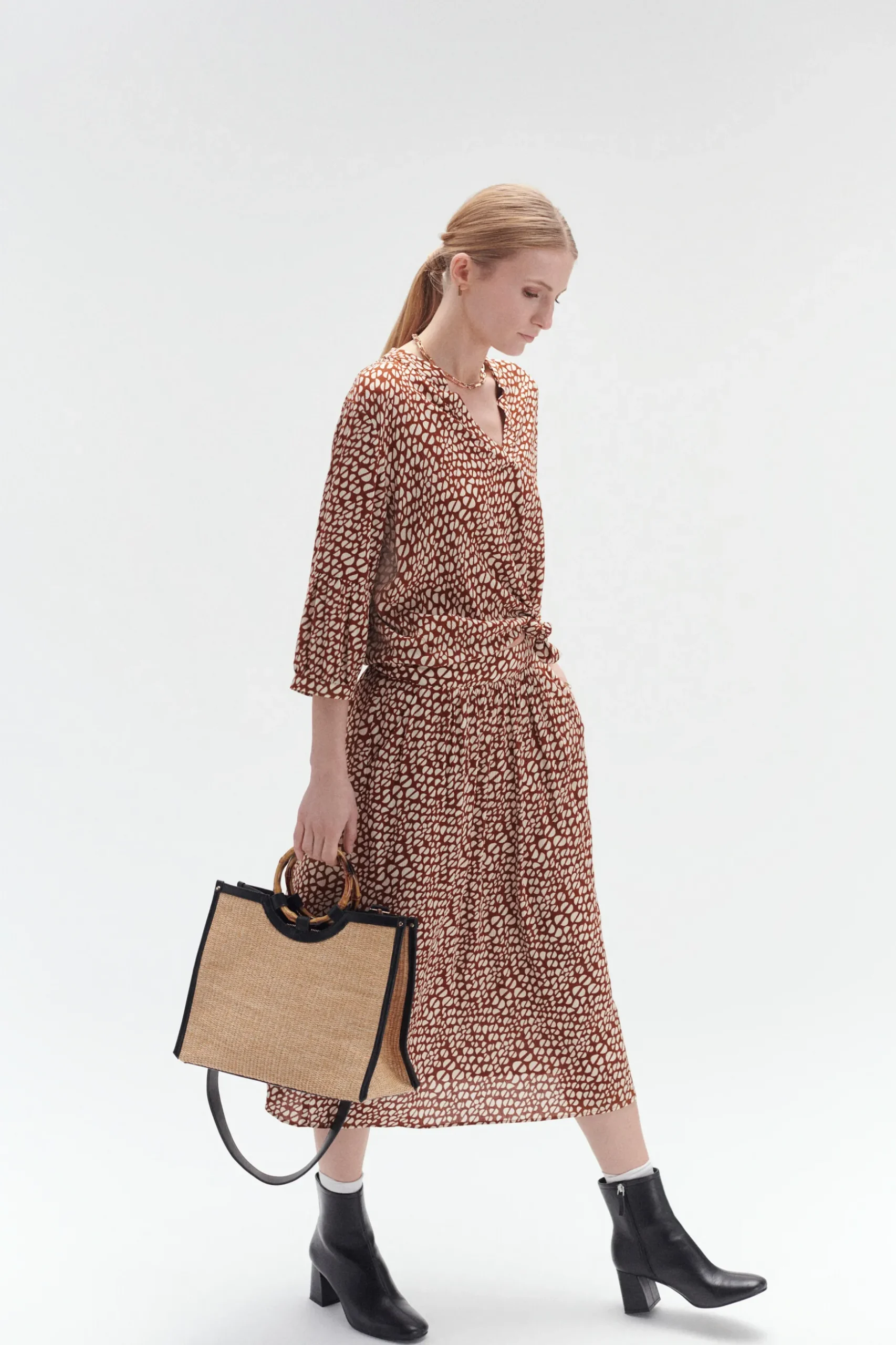 Store Jupe Tawney A Motif Bicolore Femme Jupes