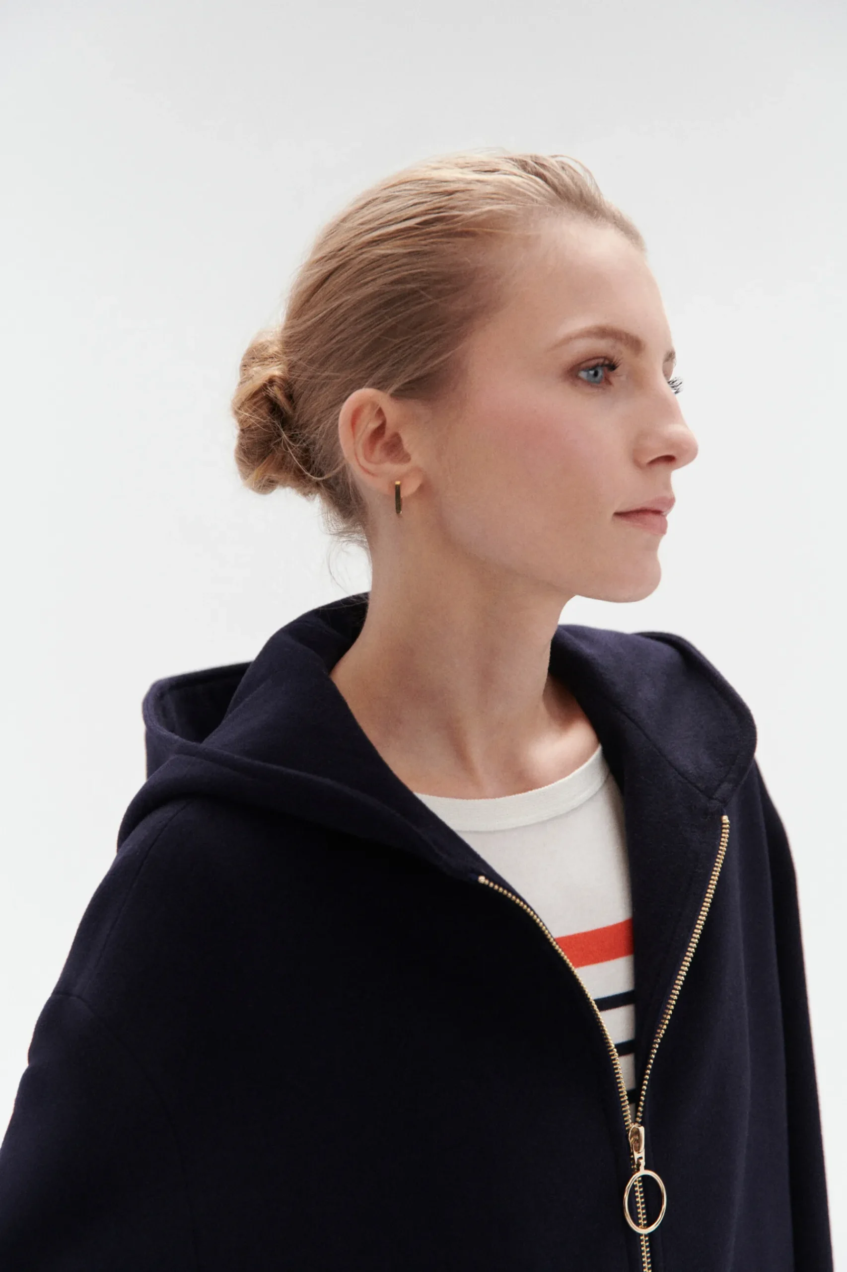 Best Sale Manteau Capucin Zippe Femme Manteaux