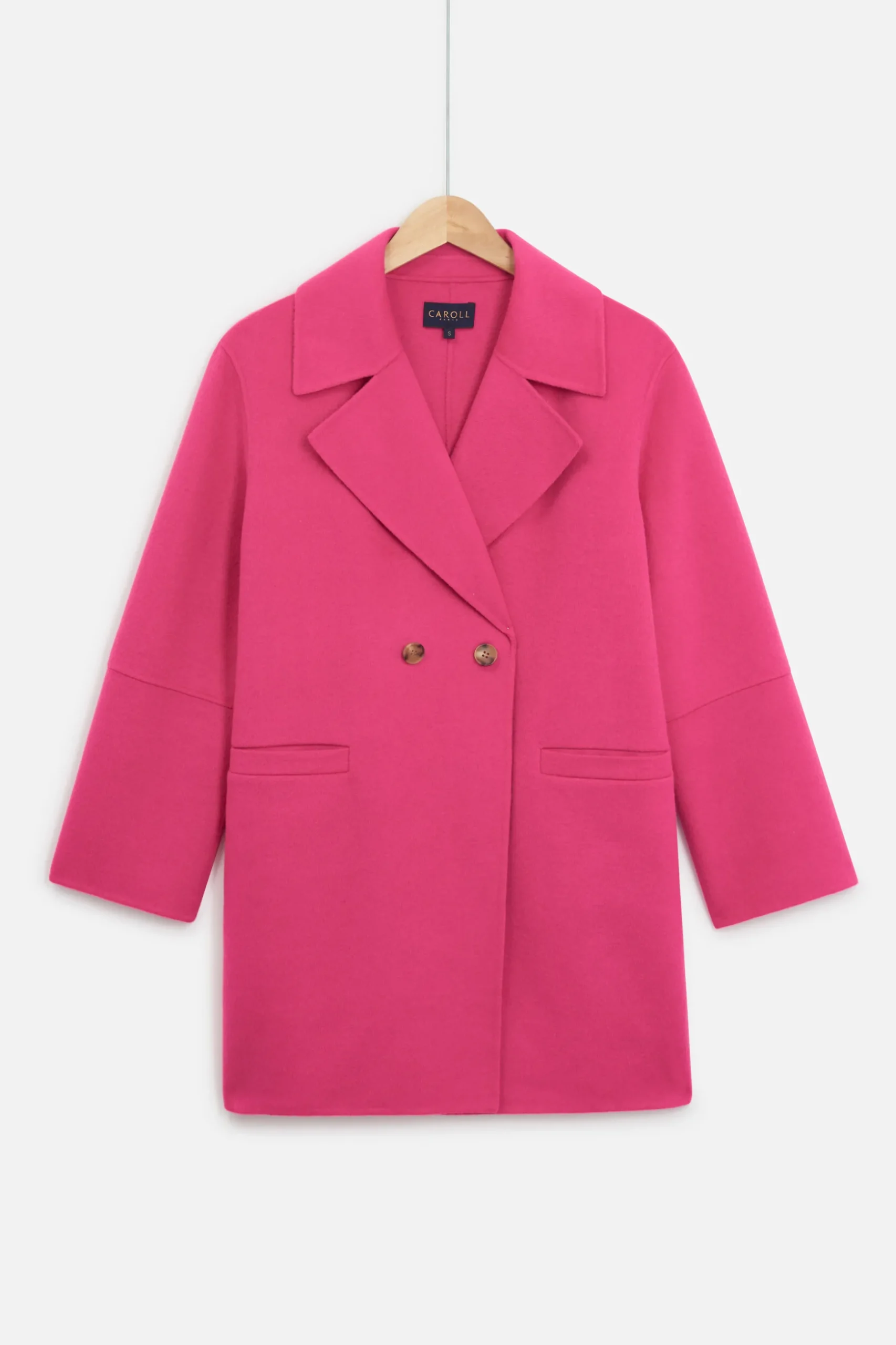 Cheap Manteau William Rose Fushia Femme Manteaux