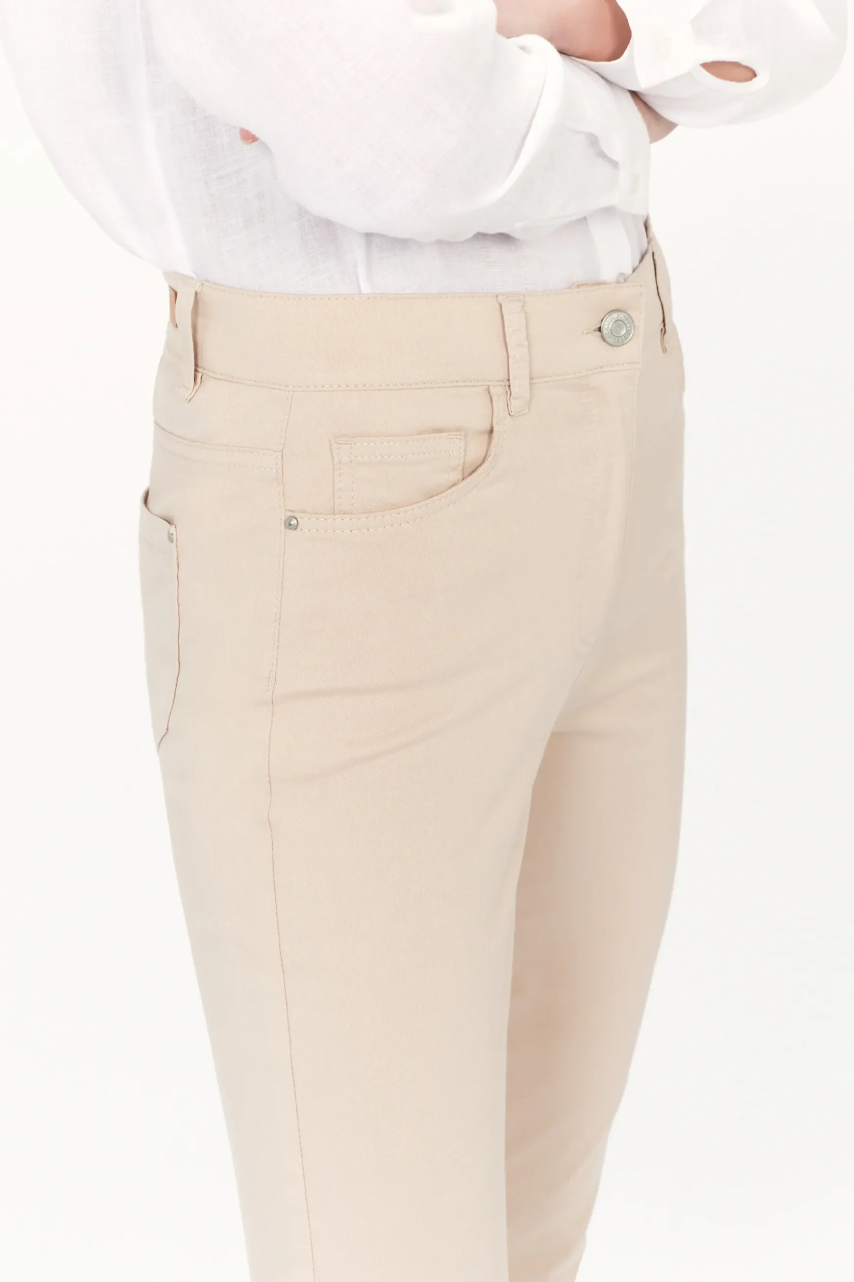 Cheap Pantacourt Mason Beige Femme Pantalons