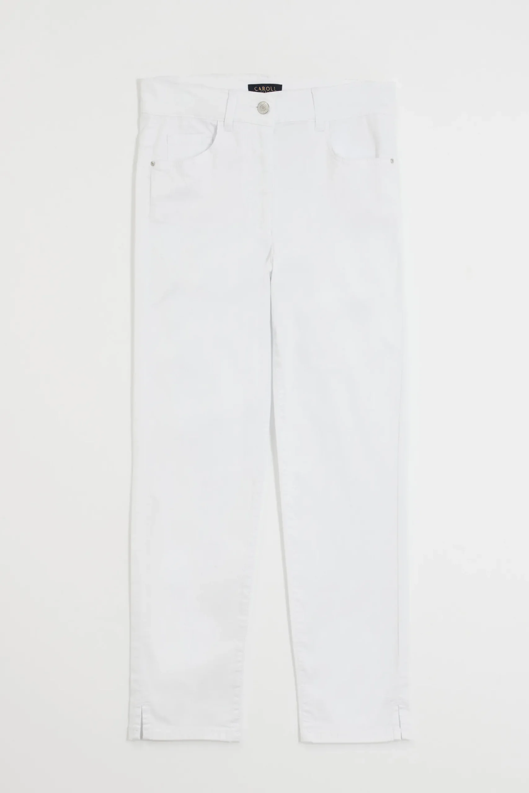 Store Pantacourt Mason Blanc Femme Pantalons