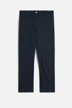 Outlet Pantacourt Mason Bleu Marine Femme Pantalons
