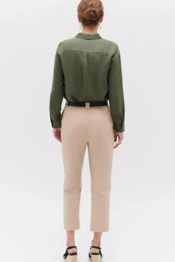 New Pantalon Bobby Beige Femme Pantalons