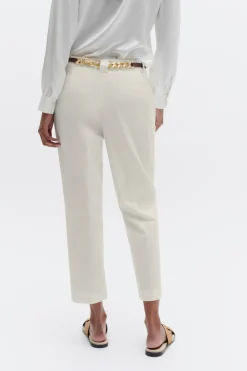 Shop Pantalon Bobby Ivoire Femme Pantalons