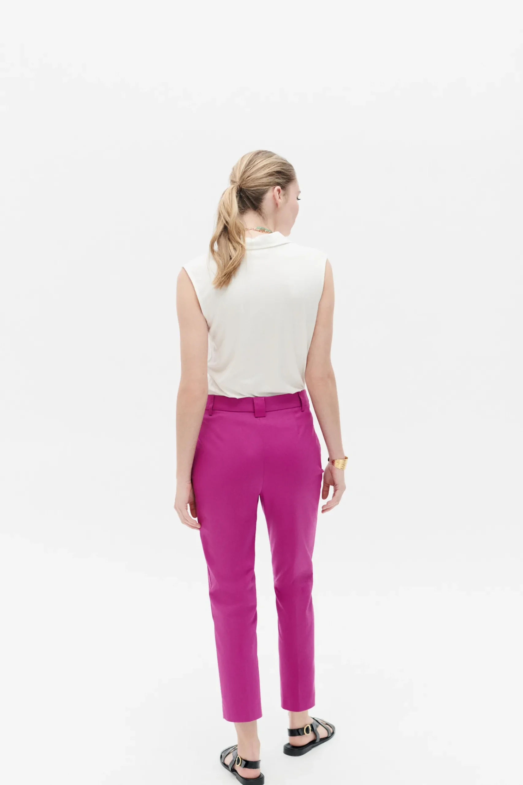 Shop Pantalon Bobby Violet Femme Pantalons