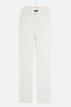 Discount Pantalon Chicago Velours Ivoire Femme Pantalons