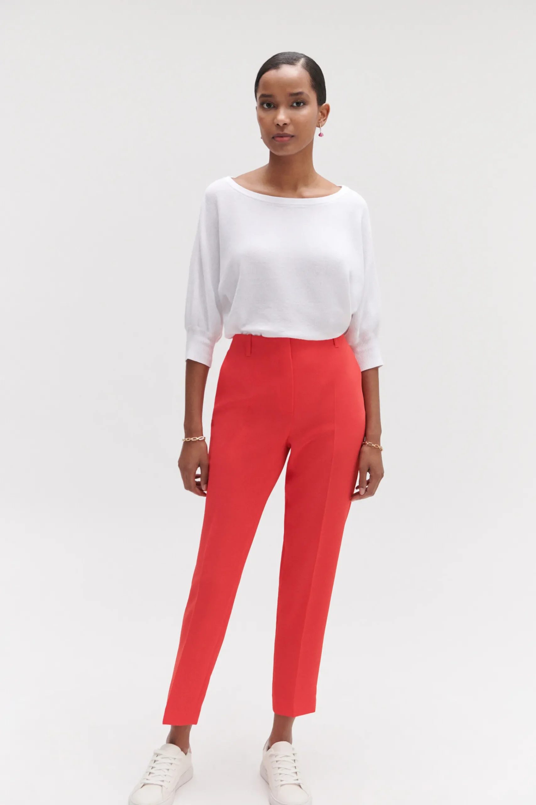 Shop Pantalon Cigarette Joplin Colore Femme Pantalons
