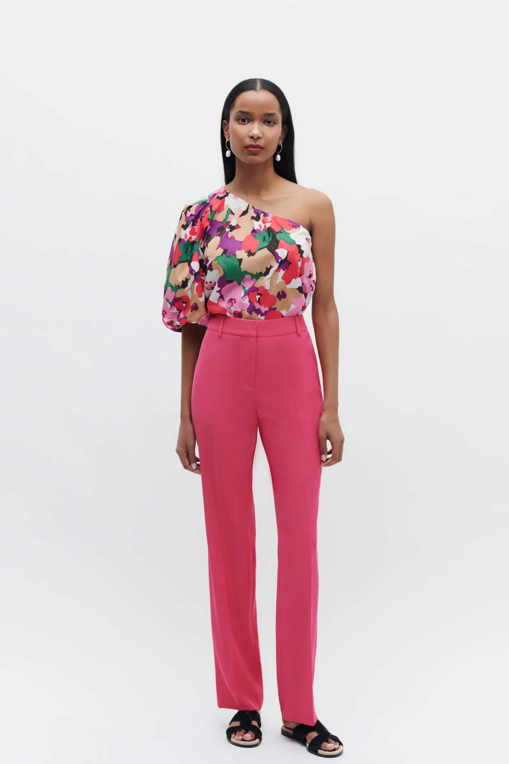 Cheap Pantalon Clement Rose Fushia Femme Pantalons