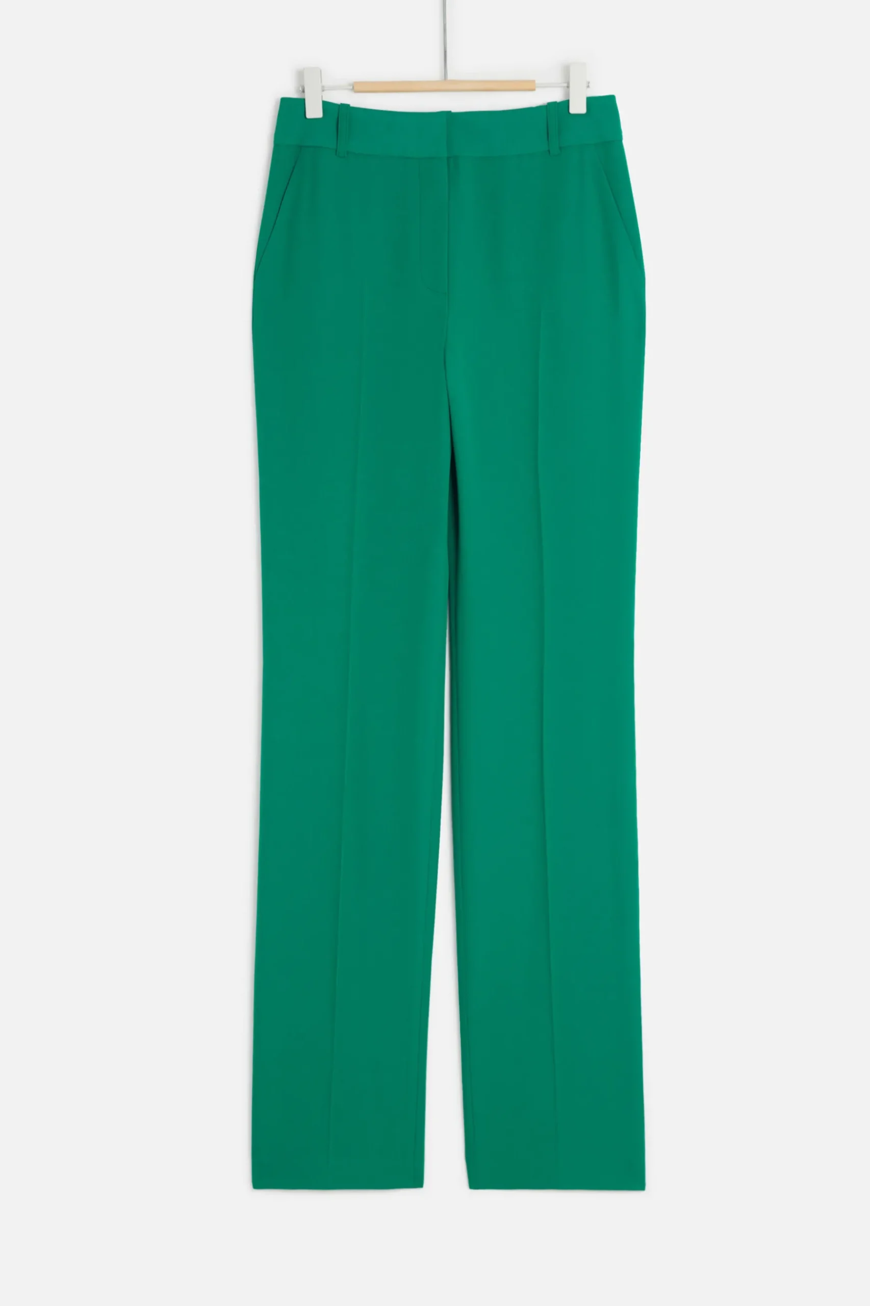 New Pantalon Clement Vert Emeraude Femme Pantalons