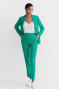 Store Pantalon Gautier Vert Emeraude Femme Pantalons
