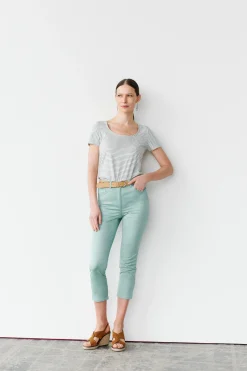 Discount Pantalon Mason Vert Clair Femme Pantalons
