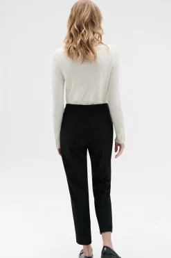 Best Sale Pantalon Octavian Noir Femme Pantalons
