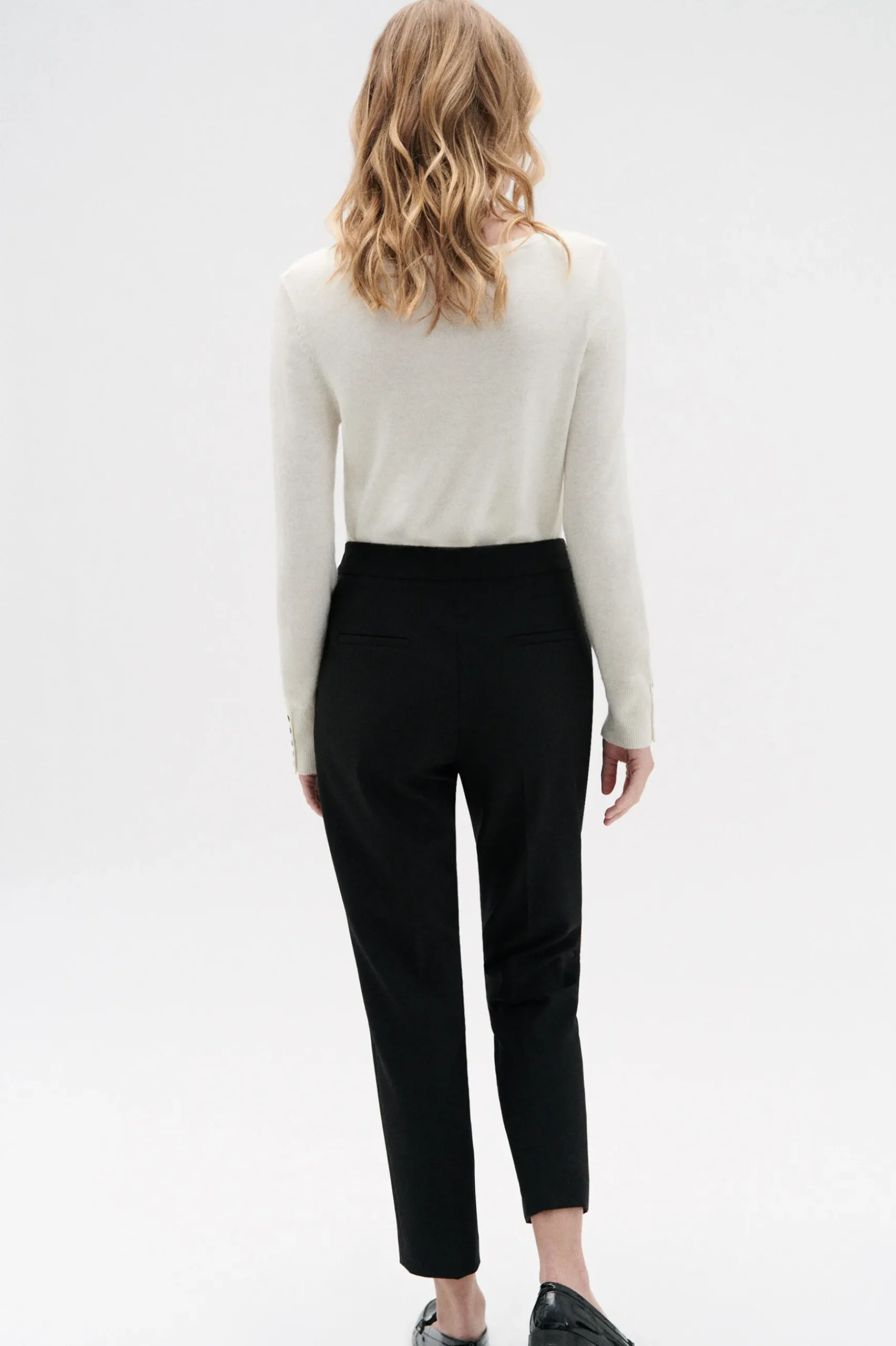 Best Sale Pantalon Octavian Noir Femme Pantalons