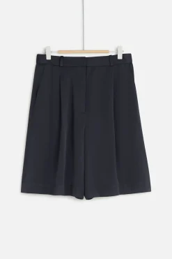 Store Pantalon Pbrandon Bleu Marine Femme Shorts