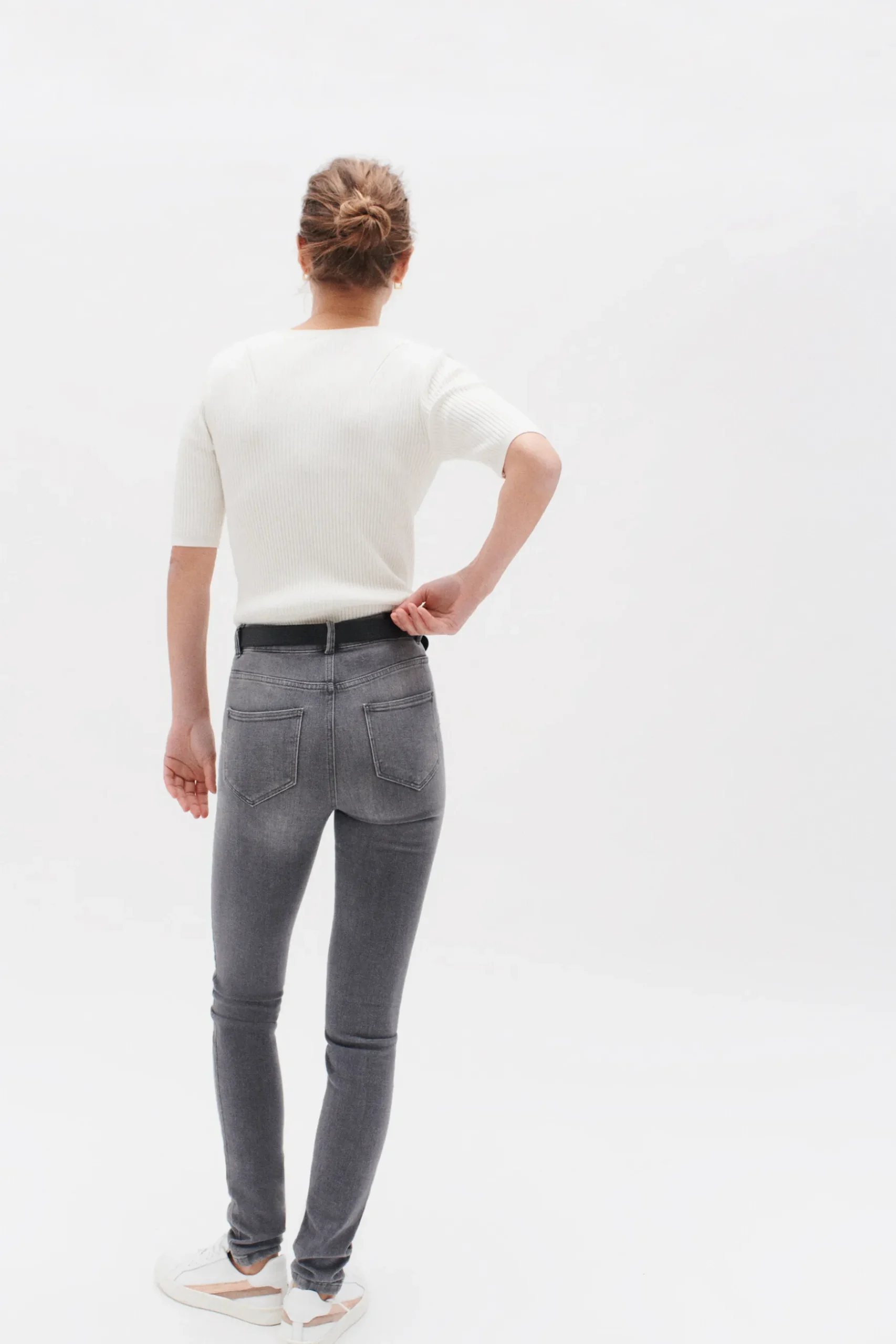 Clearance Pantalon Tom Gris Femme Pantalons