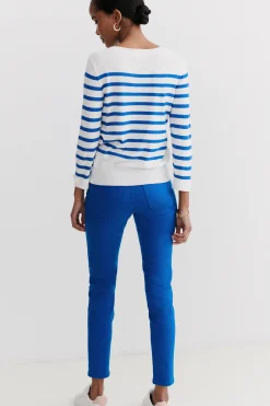 Cheap Pantalon Tony B Bleu Electrique Femme Pantalons