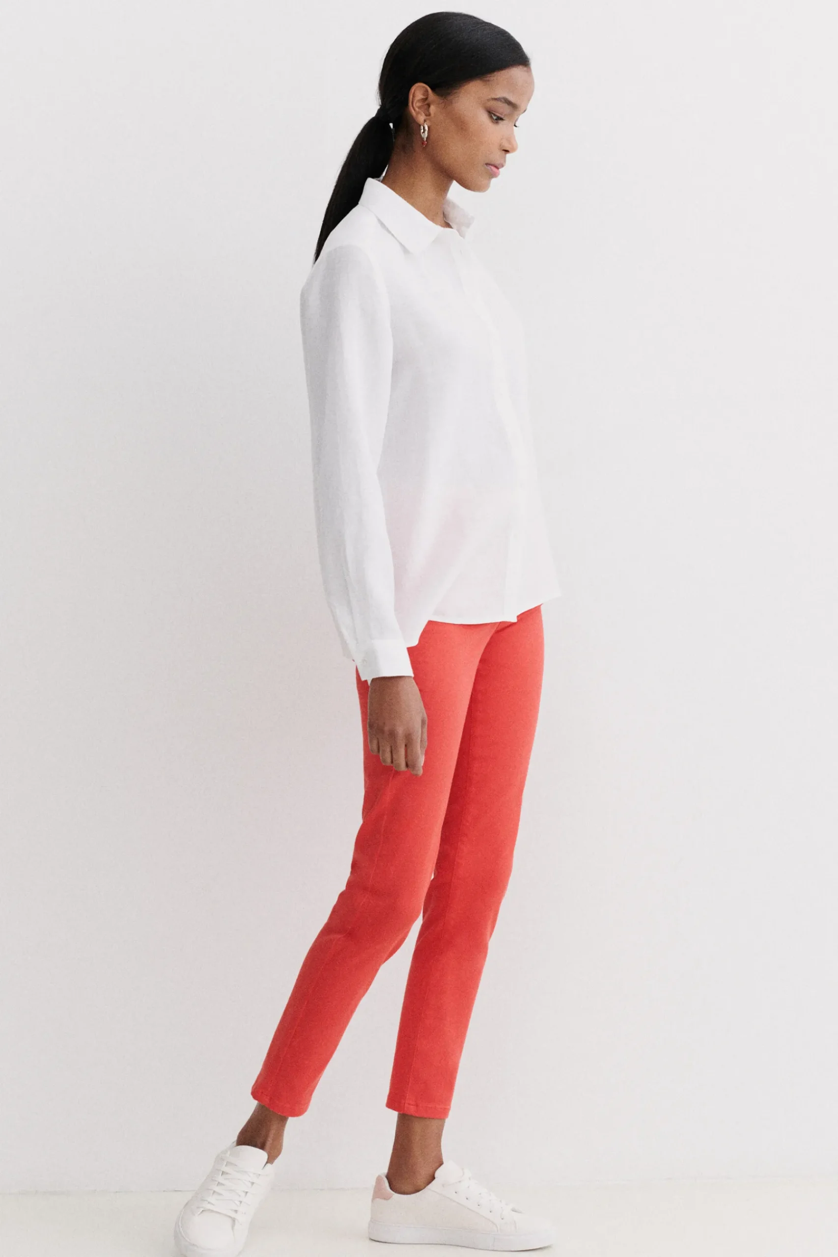 New Pantalon Tony B Rouge Femme Pantalons